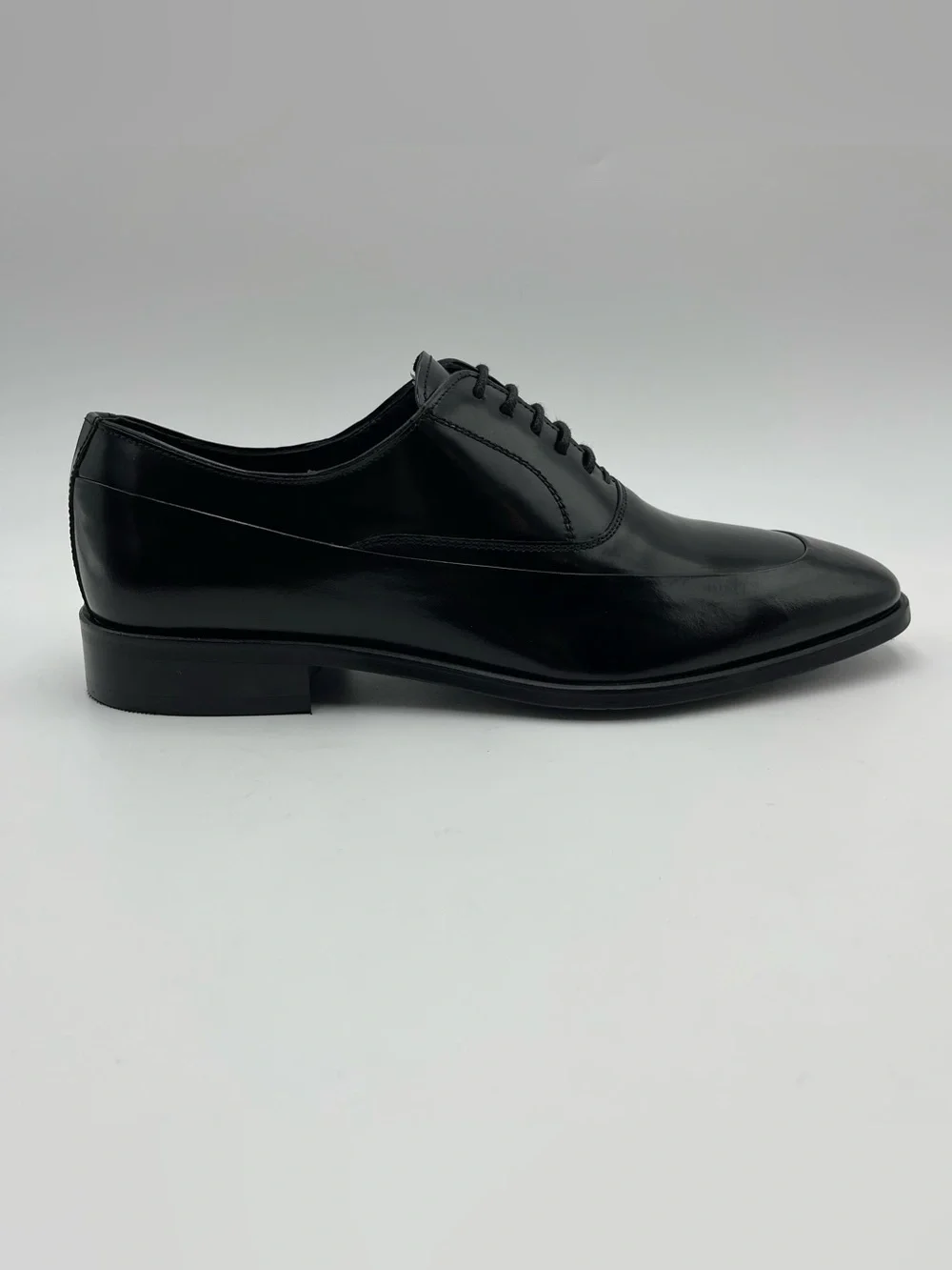 VELLAPAIS Men SZ 7 Black Leather Ballard Oxford Shoes-MSRP $309